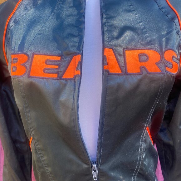 45-(VWC) Chicago Bears. NFL Originals Bears. Nylon. Starter Jacket - Picture 8 of 15